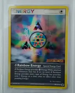 Rainbow Energy Pokemon Reverse Halo Card Dragon Frontiers 2006 Graded #88/101 - Image 1