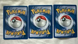 LP Pokemon ENERGY X3 Card Unlimited GYM Challenge Fire Grass Lightning - Image 2