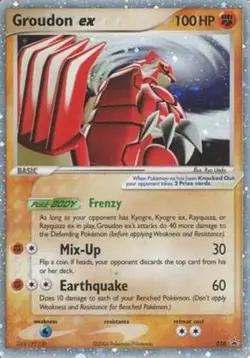 Damaged Groudon ex - 038 - EX Collector's Tins Pokemon Nintendo Promos - Image 1