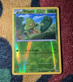 Pokemon TCG Treecko Reverse Holo Common XY Primal Clash 6/160 60HP Eng - Image 1