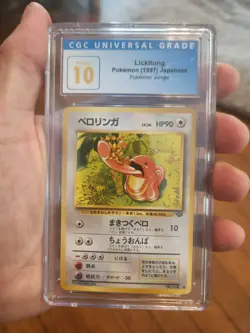 (POP 10) CGC 10 PRISTINE 1997 Japanese Pokemon Jungle Lickitung WOTC Card - Image 2
