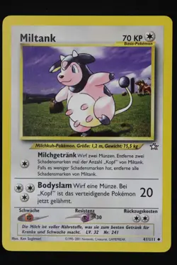 Miltank - 41 - Neo Genesis - Pokemon Card - Lightly Played - Image 1
