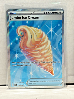 Pokemon Chaos Rising JUMBO ICE CREAM Trainer 109/086 Ultra Rare Card MINT-NM - Image 1