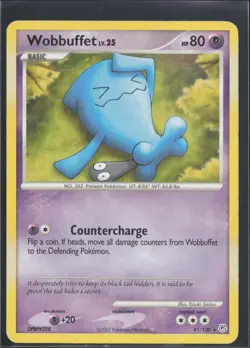 Wobbuffet 41/130 Rare Diamond & Pearl Pokemon Moderately Played - Image 1