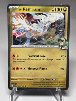 N's Reshiram 116/159 R Journey Together Pokemon Holo NM/M - Image 1