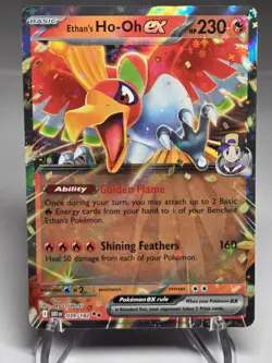 Ethan's Ho-Oh ex 039/182 Double Rare Destined Rivals Pokemon Holo NM/M - Image 1