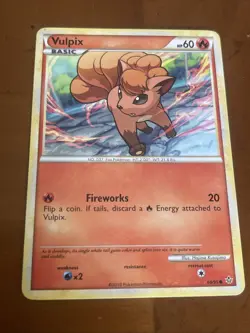 Vulpix 68/95 Pokemon English HG/SS Unleashed 2010 - Image 1