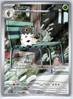 Spewpa 089/088 Holo Illustration Rare Perfect Order Pokemon Holo Near Mint - Image 1
