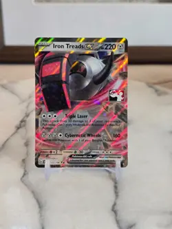 Pokemon TCG Iron Treads ex 143/198 Prize Pack Series Cards Holo NM - Image 1