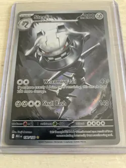 Steelix Illustration Rare 150/132 Pokemon Mega Evolution - Image 1