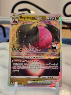 Pokemon TCG Regidrago VSTAR 136/195 Prize Pack Series Cards Holo NM - Image 1