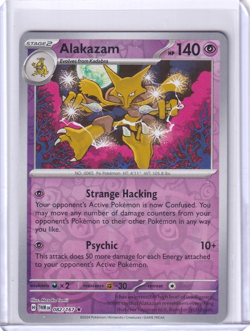 Alakazam Reverse Holo Rare #82 Pokemon Twilight Masquerade 2024 TCG - Image 1