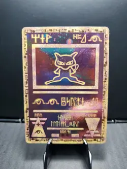 !SWIRL! Pokemon TCG Ancient Mew Promo Full Art Holo 1999-2000 LP/MP - Image 2