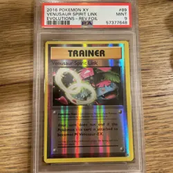 Venusaur Spirit Link #89 -PSA MINT 9 - 2016 Evolutions - Pokemon - Image 1