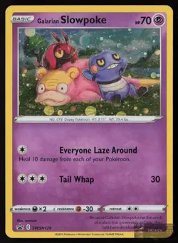 Galarian Slowpoke SWSH126 Holo P Sword & Shield Promo Pokemon NM/M - Image 1