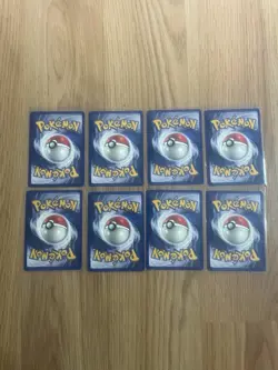 Lot of 8 Base Set Shadowless Pokemon WOTC TCG CARDS Lp - Image 2