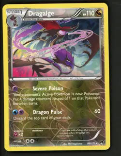 Dragalge 86/122 Holo Rare BREAKpoint Pokemon Reverse Holo Near Mint - Image 1