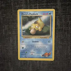 Pokemon TCG Misty's Psyduck Gym Heroes Uncommon 54/132 - Image 1