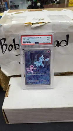 2025 JAPANESE FRILLISH AR WHITE FLARE SV11W POKEMON TCG PSA 9 MINT #124/086 - Image 1