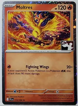 Moltres 014/094 Cosmos Holo Bleed Error Rare Pokemon TCG Play Stamped ✨ - Image 1