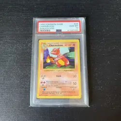 1999 Pokemon PSA 10 Shadowless Base Set Charmeleon 24/102 - Image 1