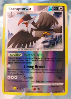 Staraptor - 27/100 - Pokemon Diamond & Pearl: Stormfront Rare Reverse Holo - Image 2
