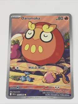 Darumaka 097/086 Pokemon TCG: Scarlet & Violet Black Bolt Illustration Rare SV - Image 3