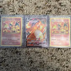 Charizard Pokemon 3 Card Lot Rare Holo - Image 1