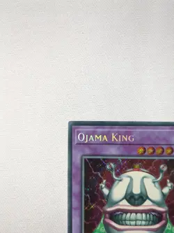 SGX1-ENC21 Ojama King Secret Rare 1st Edition Mint YuGiOh Card - Image 2