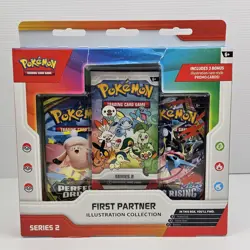 Pokemon TCG First Partner Illustration Collection Series 2 Sealed Damaged Box - Image 1