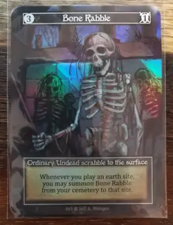 Sorcery Contested Realm TCG: Bone Rabble - ORDINARY - FOIL - BETA - NM - Image 1