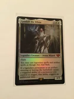 1x Gandalf the White, Foil, Lord of the Rings, Magic MTG NM - Image 2