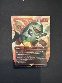 MTG Harmless Offering 0868 Foil Secret Lair Marvel Gwenpool Jeff Land Shark R - Image 1