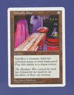 1997 Magic the Gathering - Ashnod's Altar - Fifth - 5th Edition MTG - Image 1