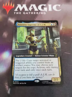 Mtg. Scientist Supreme of A.I.M. Foil Extended Art. Marvel Super Heroes. Nm - Image 1