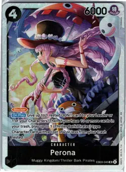 Perona (045) EB-03 EB03-045 Foil SR NM Extra Booster: One Piece Heroines Edition - Image 1