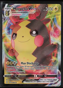 Morpeko VMAX 038/072 Holo VMAX Rare Shining Fates Pokemon Holo Near Mint - Image 1