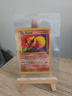 Pokemon Flareon Jungle Card 19/64 Jungle Set Non-Holo Rare, 1999 WOTC LP - Image 3