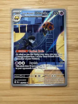 Pokemon TCG Team Rockets Orbeetle Destined Rivals 198/182 Illustration Rare NM ✨ - Image 1
