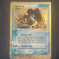 Pokemon Lapras EX 99/109 Ruby & Sapphire Ultra Rare 110 HP Holo Card - Image 1