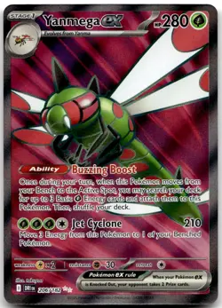 Yanmega ex 206/182 Ultra Rare Destined Rivals Pokemon Holo Near Mint - Image 1