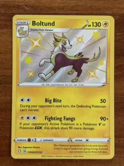 Boltund SV040/SV122 Shiny Vault Holo Pokemon 2021 Shining Fates - NM - Image 1