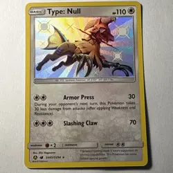 Type: Null SV45/SV94 Shiny Rare Hidden Fates Shiny Vault Pokemon Near Mint - Image 1