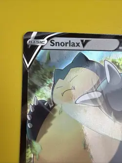 Pokemon Snorlax v Ultra-Rare Holo Card 141/202 Snorlax v 141/202 Rare Holo - Image 2