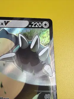 Pokemon Snorlax v Ultra-Rare Holo Card 141/202 Snorlax v 141/202 Rare Holo - Image 3