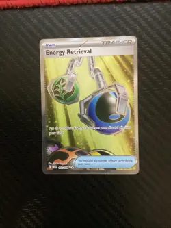 Energy Retrieval 108/086 ME04: Chaos Rising NM Pokemon TCG Ultra Rare - Image 1