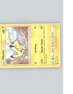 Pikachu 40/147 Common Burning Shadows Pokemon Near Mint - Image 1