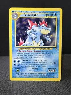 Skarmory and Feraligatr Holo Rare Neo Genesis Unlimited Edition - Image 4