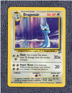 Pokemon TCG Dragonair 22/130 Base Set 2 - LP+ - Image 1