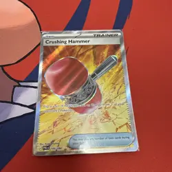 Pitch Black Crushing Hammer 105/084 Ultra Rare Full Art Holo English - Image 1